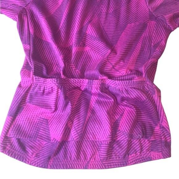 Nike ACG Geometric Pattern Cycling Top Fuschia Size Medium - Picture 4 of 6